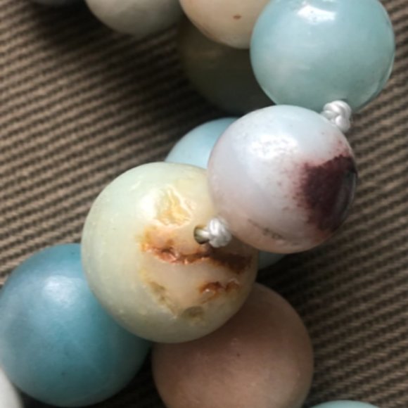 Rarities Carol Brodie 3 STRAND Amazonite Necklace - Picture 13 of 13